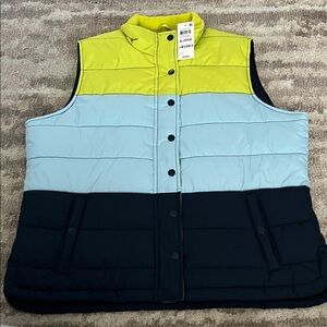 Style & Co. Multicolor Puffer Vest